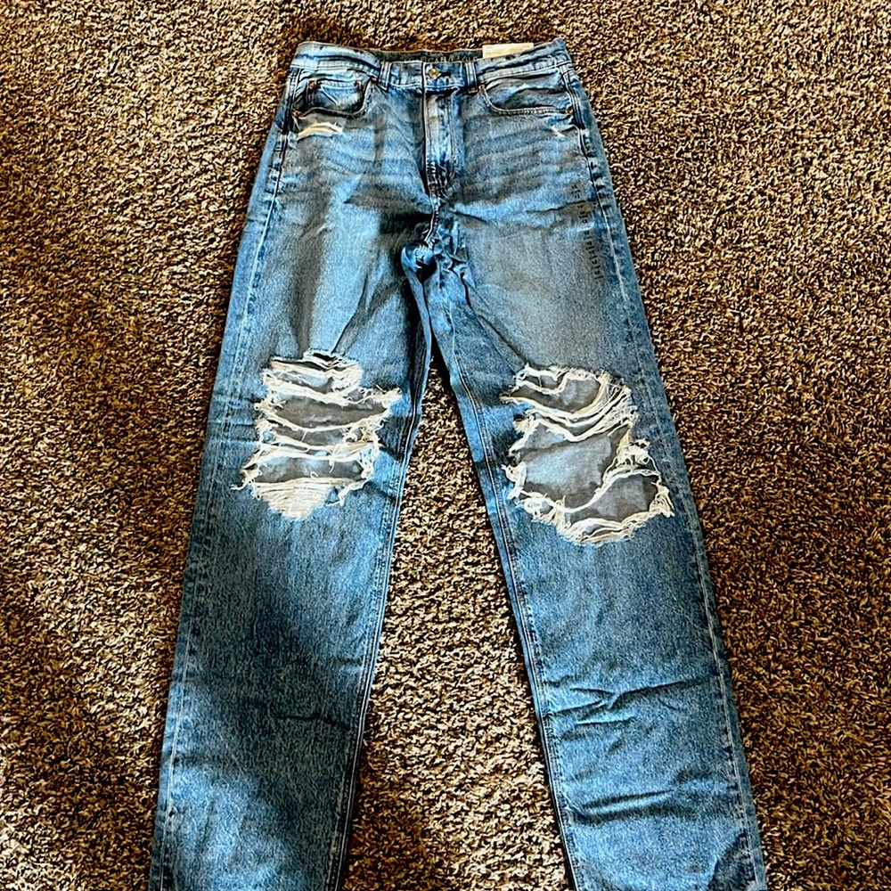 AE Highest Rise Baggy Straight Jeans